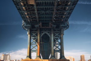 USA, New York, Brooklyn, view of Manhattan Bridge USA, New York, Brooklyn, view of Manhattan Bridge